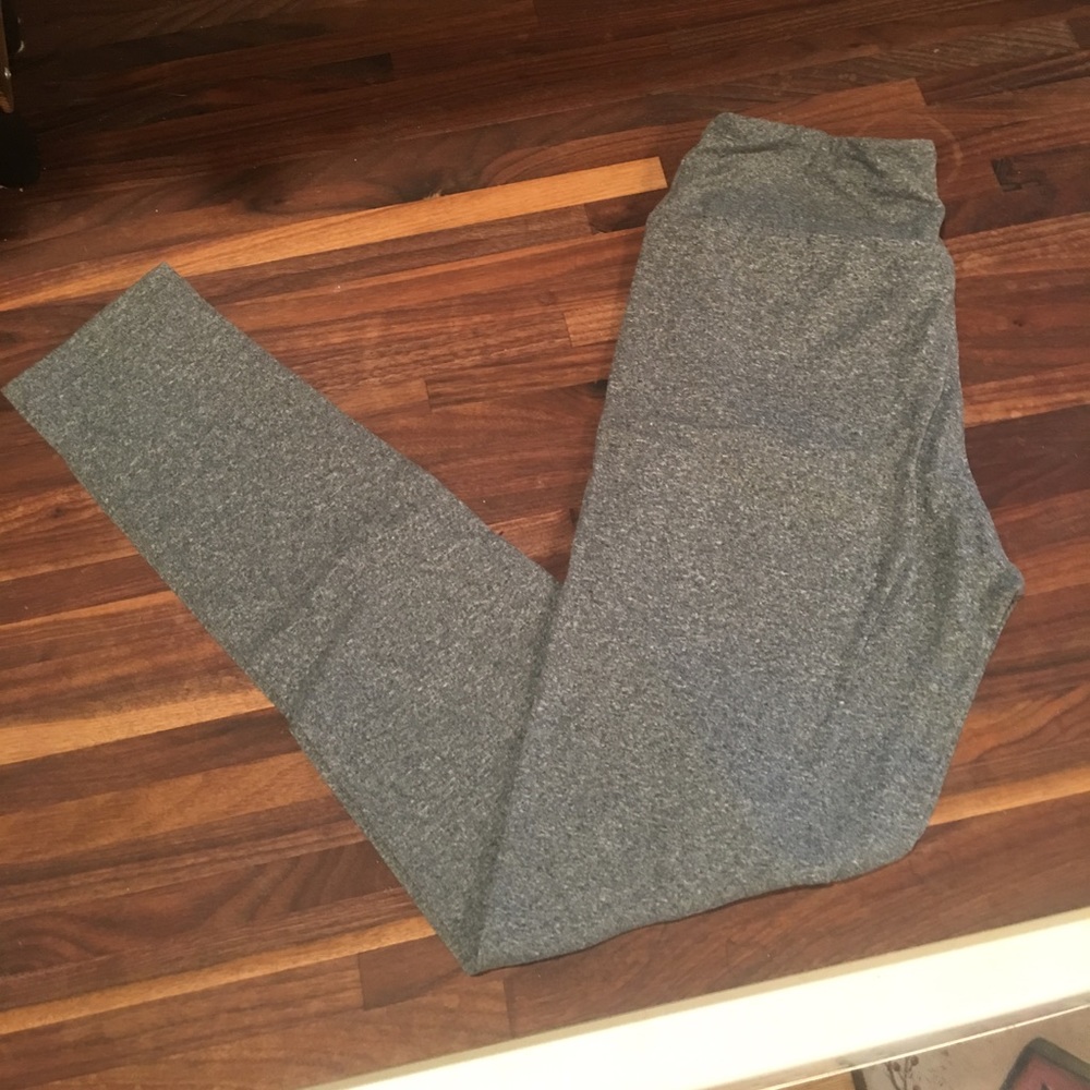 Lularoe Heathered Gray Tween Leggings